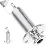 HAMPPLIES Guitar End Pin Jack Threaded Output Jack for Electric Guitar and Bass Construction High Transfer Speeds Minimal Signal Loss Durable and Wear Resistant Design
