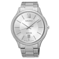 在飛比找ETMall東森購物網優惠-SEIKO 城市簡約美學時尚手錶-銀/42mm 7N42-0