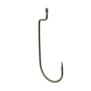 Gamakatsu Oshaughnessy Offset Worm Hooks w/Ringed Eye #3/0 Bronze 5/Pk 07113
