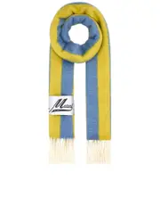 Marni Embroidered Wool Blend Scarf