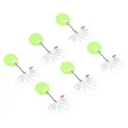 270Pcs Fishing Bobber Bead Stopper 9 in 1 Float Sinker Cylinder M, Transparent