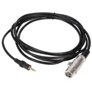 10FT 3 Pin XLR Connector, Female to 1/8" 3.5Mm Male Jack Microphone Audio Cord