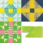 Back To Basics 5G, 4 Piece Patchwork Template Set, Instructions Included VT4033M