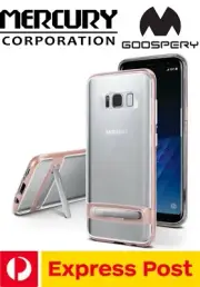 Samsung Galaxy Note 8 Mercury Goospery Dream Stand Transparent Clear Bumper Case