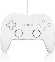 2 Packs of NEW White Classic Game Controller Compatible with Wii Console