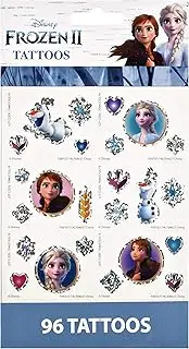 Disney Frozen Foil 96 Temporary Tattoos