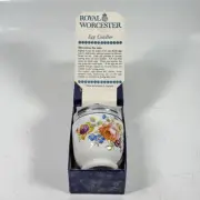 Vintage Royal Worcester Bournemouth Rose Porcelain Egg Coddler Large New In Box