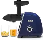 FEZEN Slow Juicer Masticating Juicer Machine Cold Press Extractor Easy Clean US