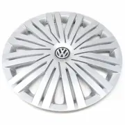 VW Wheel Hub Cap Trim Silver 15 inch Genuine 6C0601147CYTI
