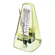 Mechanical Metronome for Piano Guitar Violin Ukulele Player ,Transparent Yellow