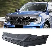 SUERAUTO4X4 Bonnet Protector Guard for Ford Everest Next Gen 2022 2023 2024 2025 Accessories, Matte Black Injection Bonnet Stone Guard Protector Trim Cover