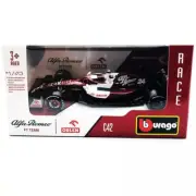 2022 F1 Guanyu Zhou 24 Alfa Romeo C42 Racing Sauber Diecast Car Model 1:43