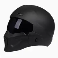 在飛比找蝦皮購物優惠-HZR復古頭盔摩托車全盔男哈雷巡航機車安全盔 復古安全帽  