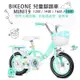 BIKEONE MINI19 可愛貓18吋兒童腳踏車附閃光輔助輪打氣輪前後擋泥板與後貨架兒童自行車