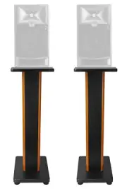 (2) Rockville 28" 2-Tone Studio Monitor Speaker Stands For JBL 705P Monitors
