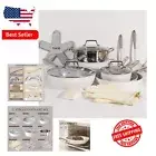 Stylish Ceramic Cookware Set - 17 Pieces Induction Compatible & Dishwasher Safe