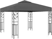 Gazebo 3x3 m Anthracite Lawn Structure