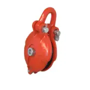 1.5 Ton Working Load Limit Snatch Block Hoist Rig-ging Shackle Pulley Size 3"