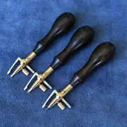Multi function Leather Craft Edge Bevelers Press Line Groover Creaser DIY Tool.