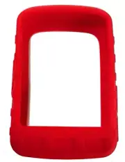 TUFF LUV Tough Silicone Case + Screen Protection for Wahoo ELEMNT ROAM GPS - Red