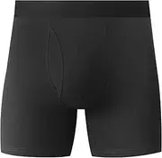 [Manote] 100% Merino Wool Men's Boxer Brief Underwear, Soft Comfy Breathable Moisture Wicking Base Layer Sports Underpants for Men