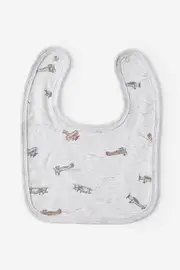 [Cotton On Kids] Cotton On Kids - The Baby Bib - Cloud marle/up in the sky OS CLOUD MARLE/UP IN THE SKY