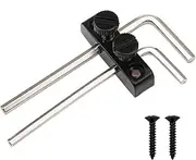 WADY Guitar Wrench Holder Allen Key Headstock Wrench Holder Double Rocking Small Wrench Accessories Tools Guitar Wrench Holder Replacement (Black)