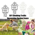 2Pcs Plant Climbing Frame DIY Climbing Trellis Garden Border Edging Fence
