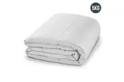 Laura Hill Weighted Blanket Heavy Quilt Doona 5Kg - White