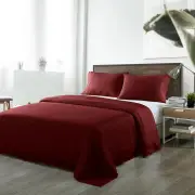Royal Comfort Blended Bamboo Sheet Set Malaga Wine - Queen