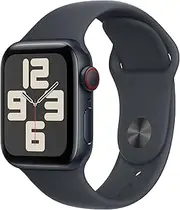 Apple Watch SE (2nd Gen) [GPS + Cellular, 40mm] Midnight Aluminium Case with Midnight Sport Band - [M/L]