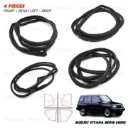 For Suzuki 4 Dr Vitara SE416 1989 '99 Set 4Door Rubber Seal Weatherstrip