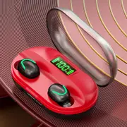 True Wireless Bluetooth 5.0 Earphones with Touch Display and Charging Box