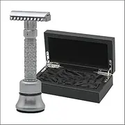 Pearl Flexi Open Comb Adjustable Eco-Friendly DE Safety Razor for Men - Made of 100% Brass Metal | Adjustable from 1 to 6