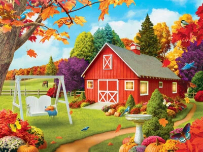 MasterPieces Harvest Breeze 300 Piece Jigsaw Puzzle By Alan Giana