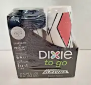 Project Runway Limited Edition Dixie to Go Cups-14 Cups & Lids New NIP