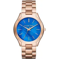 在飛比找蝦皮商城優惠-Michael Kors 簡約典雅設計藍面腕錶(MK3494