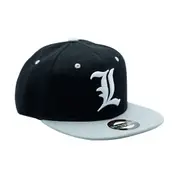[Abysse Corp] Death Note L Snapback Cap (Black & Grey)