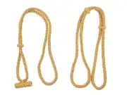 Gold HUSSAR Atilla cord for HOLD of jacket Mentik Pelisse with Toggle button WWI