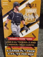 2021 Panini Baseball Elite Extra Edition Hobby Box
