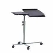 Techni Mobili Rolling Laptop Stand Holder w/ Adjustable Height & Tilting Panel