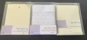 Jo Ann Craft Essentials Specialty Cards Pastel Assorted Lot Of 3 New