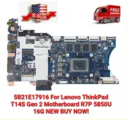 5B21E17916 For Lenovo ThinkPad T14S Gen 2 Motherboard R7P 5850U 16G NEW BUY NOW!