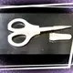 [世紀香水廣場] 不鏽鋼修容剪刀 美甲剪刀 塑膠握柄 小剪刀 (直剪)