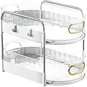 Under Bathroom Sink Organizer | 2 Tier Bathroom Cabinet Organizers and Storage | Multi-Purpose Shelf for Kitchen Bathroom Cabinet, Bathroom Organizer