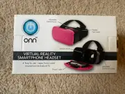 NIB Onn Pink Virtual Reality Smartphone Headset Fits Up to 6” Screens