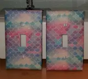 Handcrafted Beautiful MERMAID Light Switch & Outlet Covers