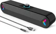 Computer Speakers,Wired Usb-Powered PC Speakers with 10W Stereo Sound,Sound-Bar