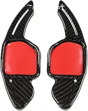 Carbon Fiber Paddle Shifter, Steering Wheel Shift Extension, Compatible with Audi, Gear Shift Paddle Kit 2PCS