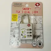 Peanuts Padlock TSA-lock SNOOPY Japan VANGUARD Travel 2023